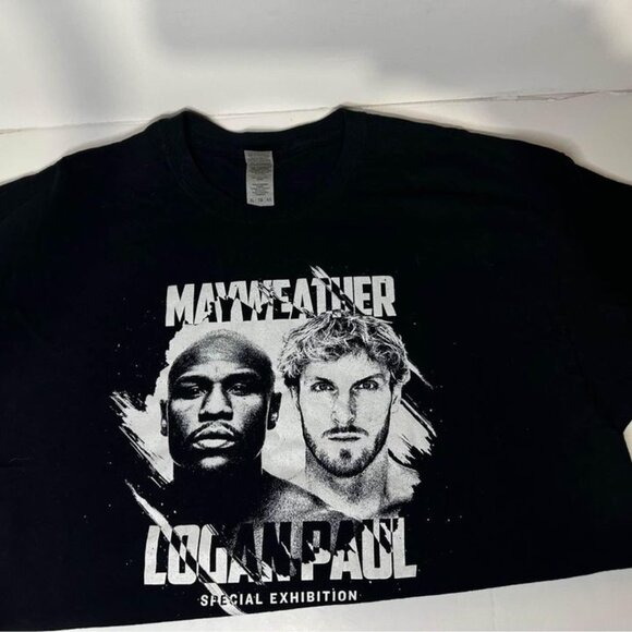 Logan Paul Vs. Floyd Mayweather Special Exhibition Fight T-Shirt- Size XL - Picture 3 of 5